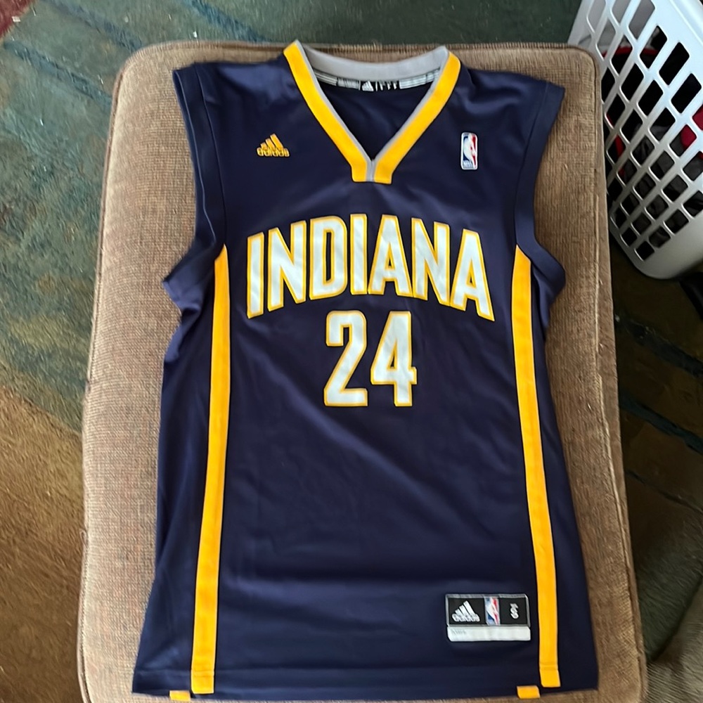 PAUL GEORGE PACERS ADIDAS JERSEY